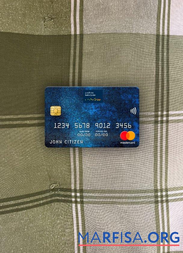 Realistic Jordan Bank of Jordan mastercard photolook front sample